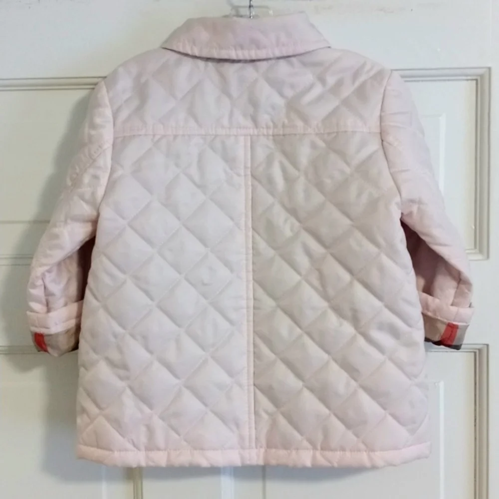 ❄️Burberry❄️ - Ice Pink Quilted Jacket w/Hood